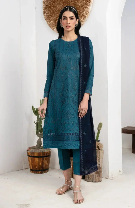 Zarif | Eid Lawn 24| ZL 07 MARINA - Pakistani Designer Dress - by Zarif | Type: Luxury - 100% Original at Saira Sultan