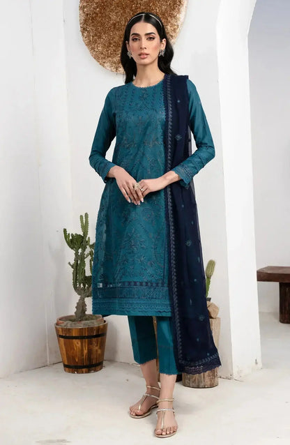 Zarif | Eid Lawn 24| ZL 07 MARINA - Pakistani Designer Dress - by Zarif | Type: Luxury - 100% Original at Saira Sultan