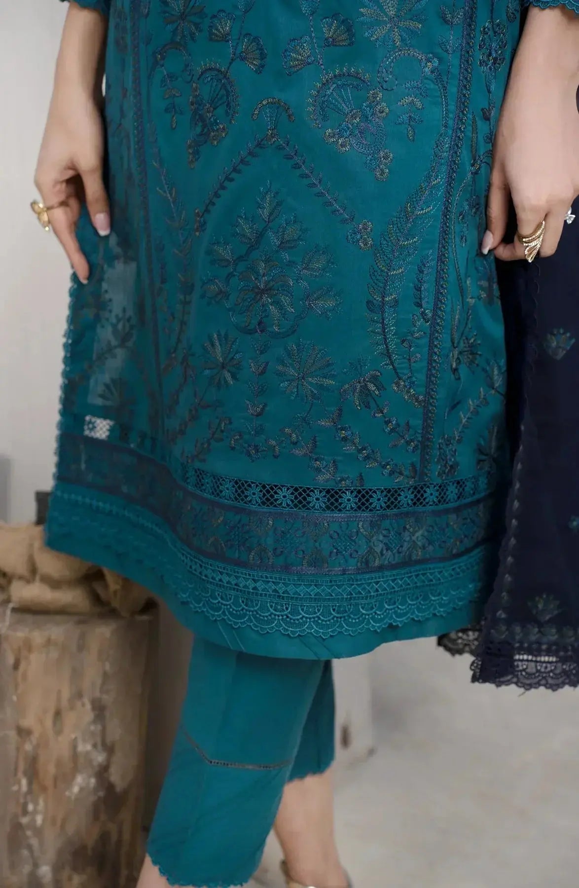 Zarif | Eid Lawn 24| ZL 07 MARINA - Pakistani Designer Dress - by Zarif | Type: Luxury - 100% Original at Saira Sultan