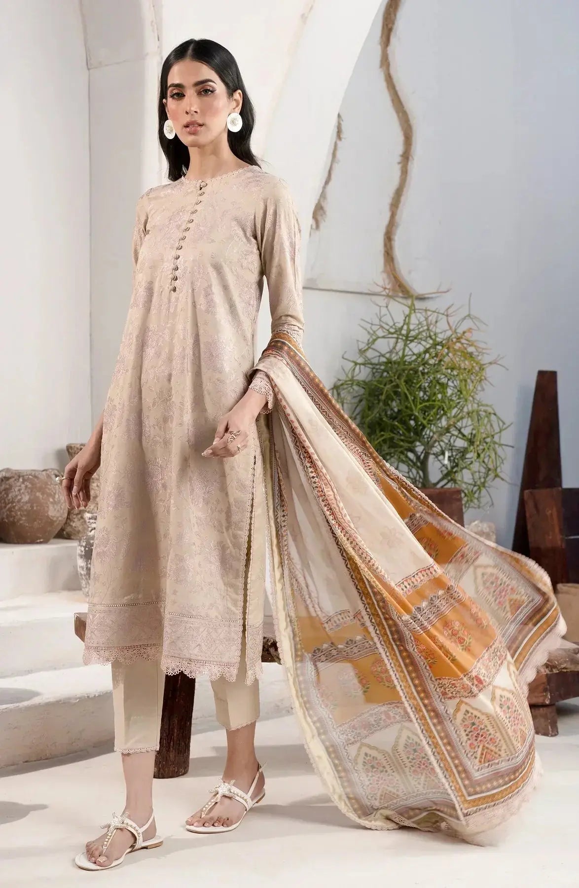 Zarif | Eid Lawn 24| ZL 08 DIVAH - Pakistani Designer Dress - by Zarif | Type: Luxury - 100% Original at Saira Sultan