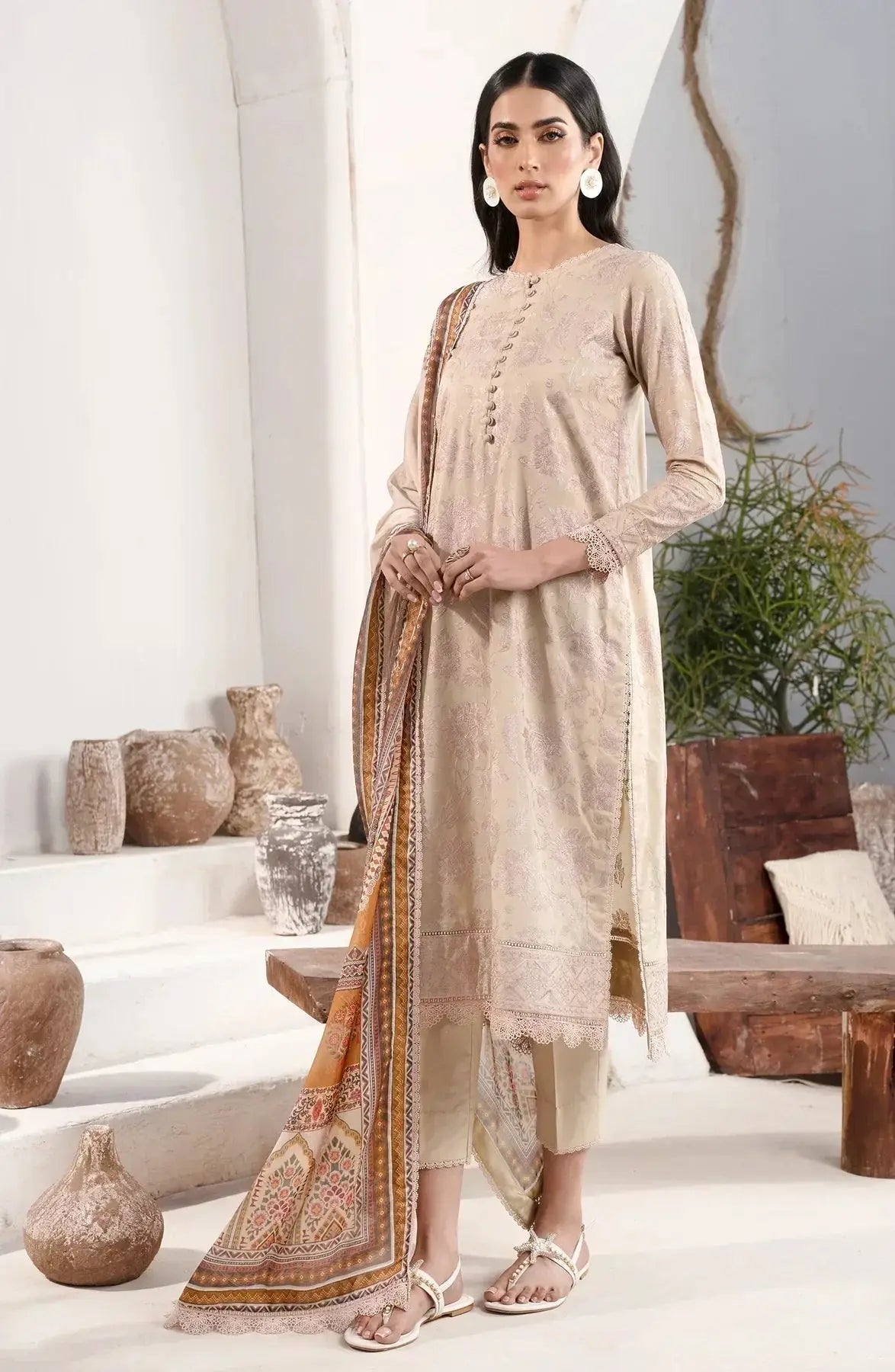 Zarif | Eid Lawn 24| ZL 08 DIVAH - Pakistani Designer Dress - by Zarif | Type: Luxury - 100% Original at Saira Sultan