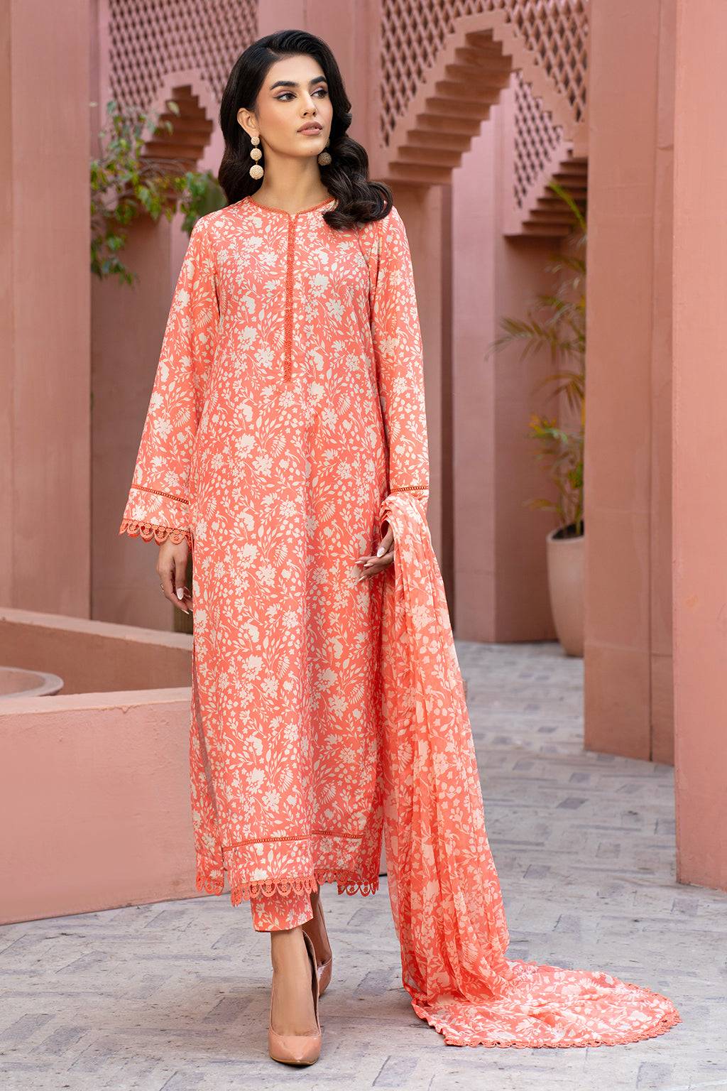 Zarif | Prints 24 | ZCP 03 GEORGIA - Pakistani Designer Dress - by Zarif | Type: Formal - 100% Original at Saira Sultan