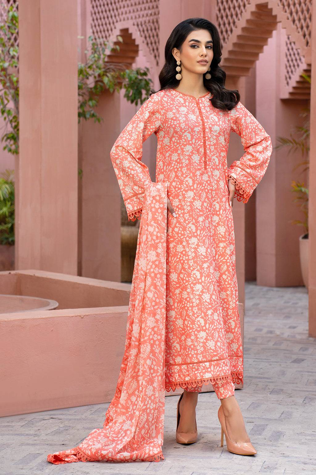 Zarif | Prints 24 | ZCP 03 GEORGIA - Pakistani Designer Dress - by Zarif | Type: Formal - 100% Original at Saira Sultan
