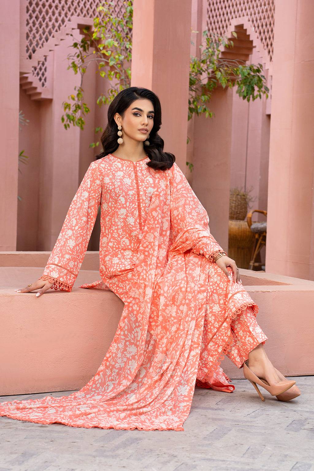 Zarif | Prints 24 | ZCP 03 GEORGIA - Pakistani Designer Dress - by Zarif | Type: Formal - 100% Original at Saira Sultan