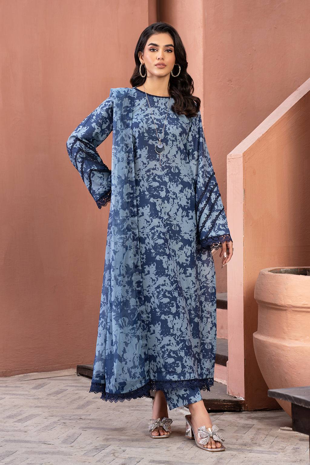 Zarif | Prints 24 | ZCP 01 EMMA - Pakistani Designer Dress - by Zarif | Type: Formal - 100% Original at Saira Sultan