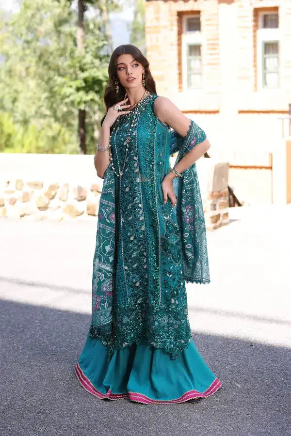 Noor by Saadia Asad | Chiffon Formals 23 | D8-Zarish - Pakistani Designer Dress - by Noor by Saadia Asad | Type: Formal - 100% Original at Saira Sultan