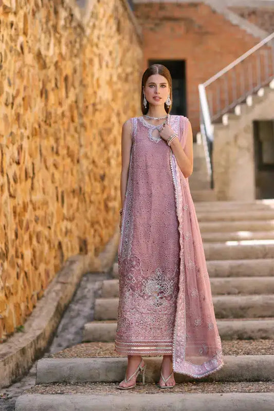 Noor by Saadia Asad | Chiffon Formals 23 | D5-Zuria - Pakistani Designer Dress - by Noor by Saadia Asad | Type: Formal - 100% Original at Saira Sultan
