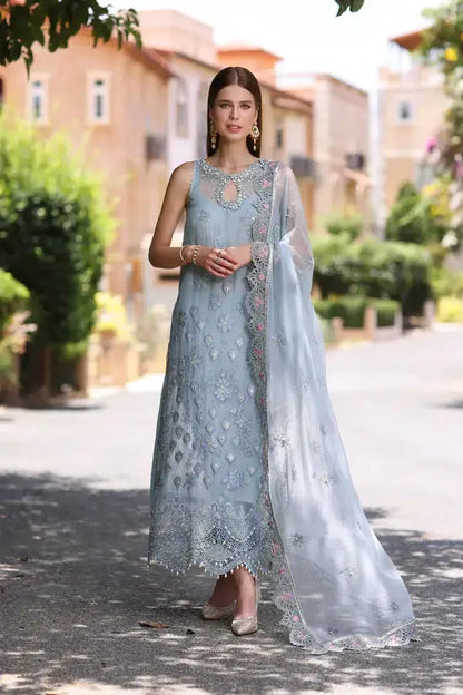 Noor by Saadia Asad | Chiffon Formals 23 | D1-Laira - Pakistani Designer Dress - by Noor by Saadia Asad | Type: Formal - 100% Original at Saira Sultan