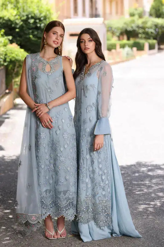 Noor by Saadia Asad | Chiffon Formals 23 | D1-Laira - Pakistani Designer Dress - by Noor by Saadia Asad | Type: Formal - 100% Original at Saira Sultan