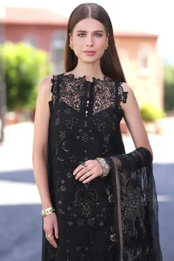 Noor by Saadia Asad | Chiffon Formals 23 | D7-Zira - Pakistani Designer Dress - by Noor by Saadia Asad | Type: Formal - 100% Original at Saira Sultan