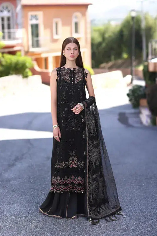 Noor by Saadia Asad | Chiffon Formals 23 | D7-Zira - Pakistani Designer Dress - by Noor by Saadia Asad | Type: Formal - 100% Original at Saira Sultan