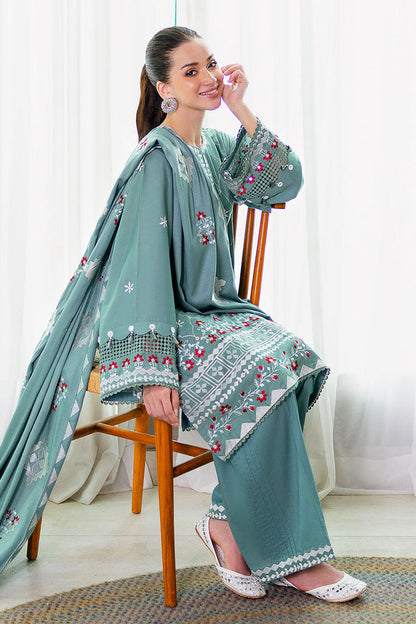Cross Stitch | Cotton Satin 25 | SAGE LOOM - Pakistani Designer Dress - by Cross Stitch - Type : Ladies Clothes - 100% Original at Saira Sultan