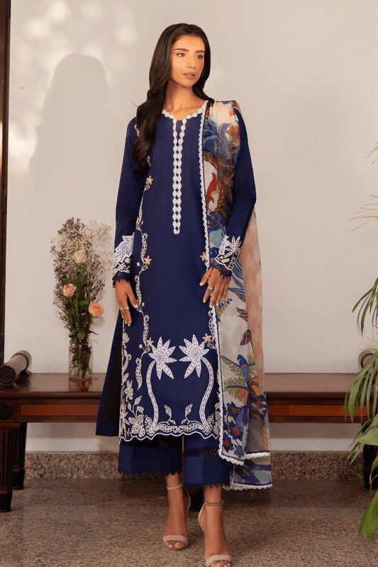 Sable Vogue | Lila Lawn 25 | SAL-07-25 - Pakistani Designer Dress - by Sable Vogue | Type: Ladies Clothes - 100% Original at Saira Sultan