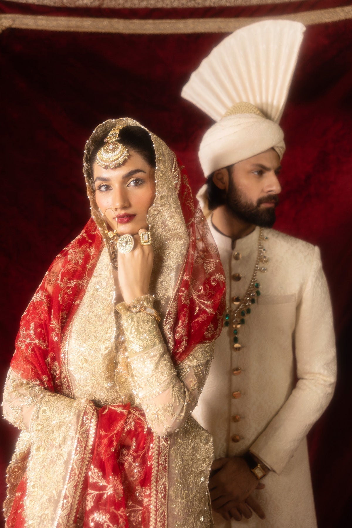 Imrozia Premium | Jashan Bridal Collection | SB-38 Pemaan M White Net