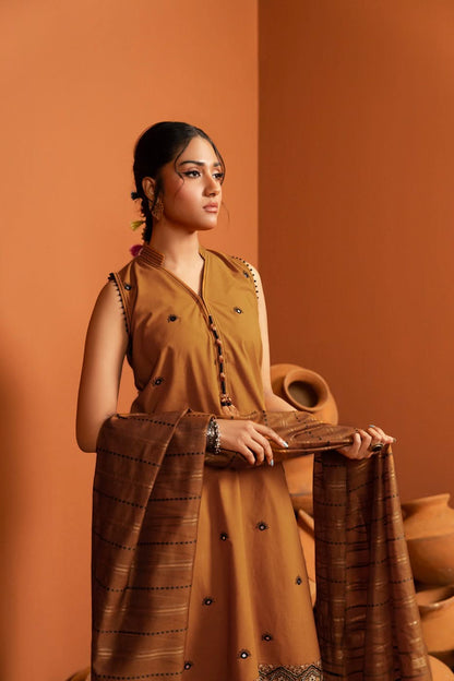 Al Karam | Susi Collection | SC-04-25 L Brown Cambric