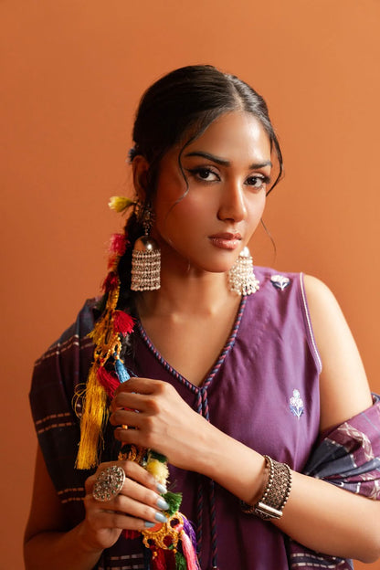 Al Karam | Susi Collection | SC-08-25 M Purple Cambric