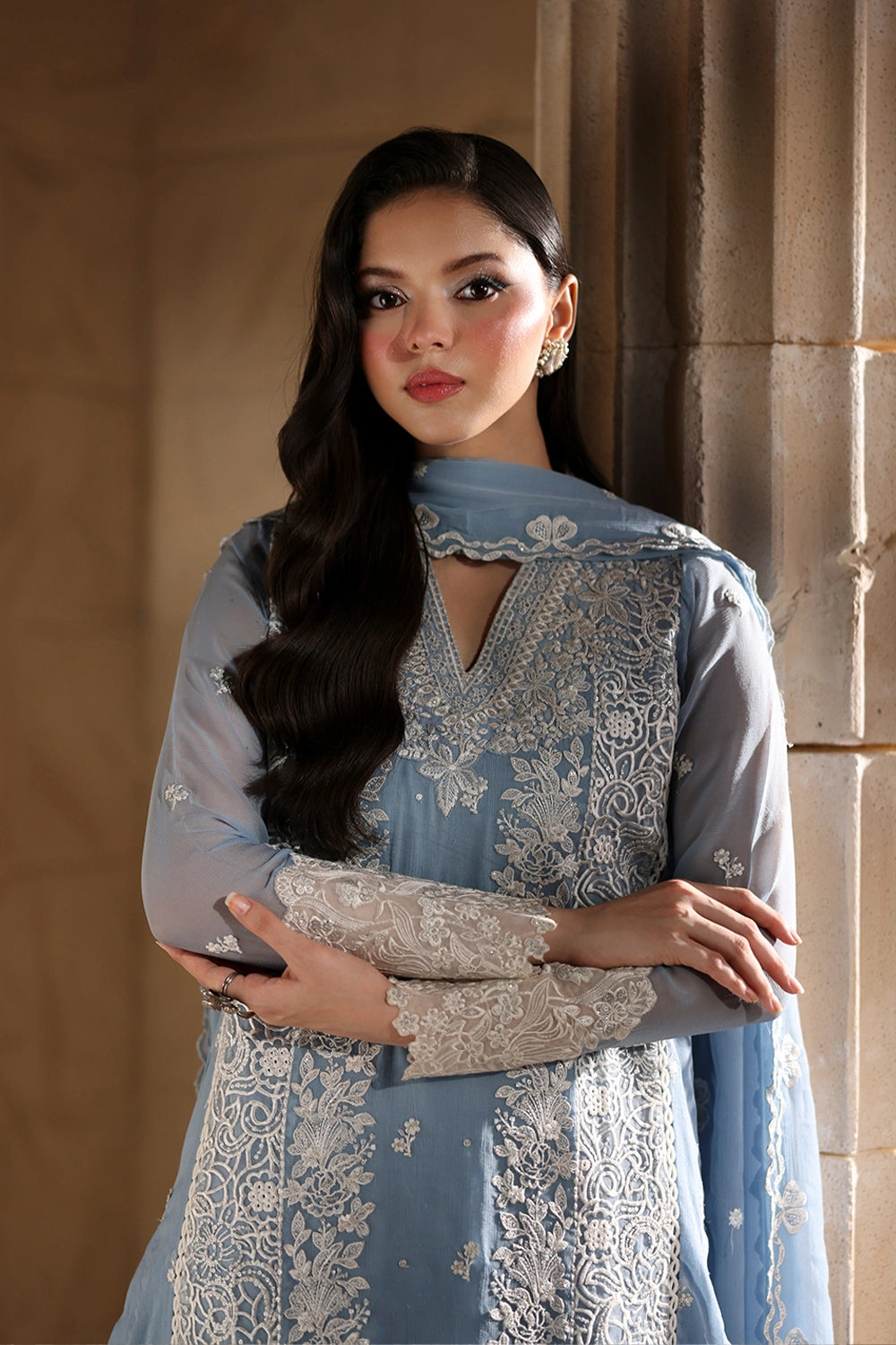 Azure | Luxe Formals | Serenite by Azure - Designer Dress - Type : Ladies Clothes - Available at Saira Sultan - 100% Original 