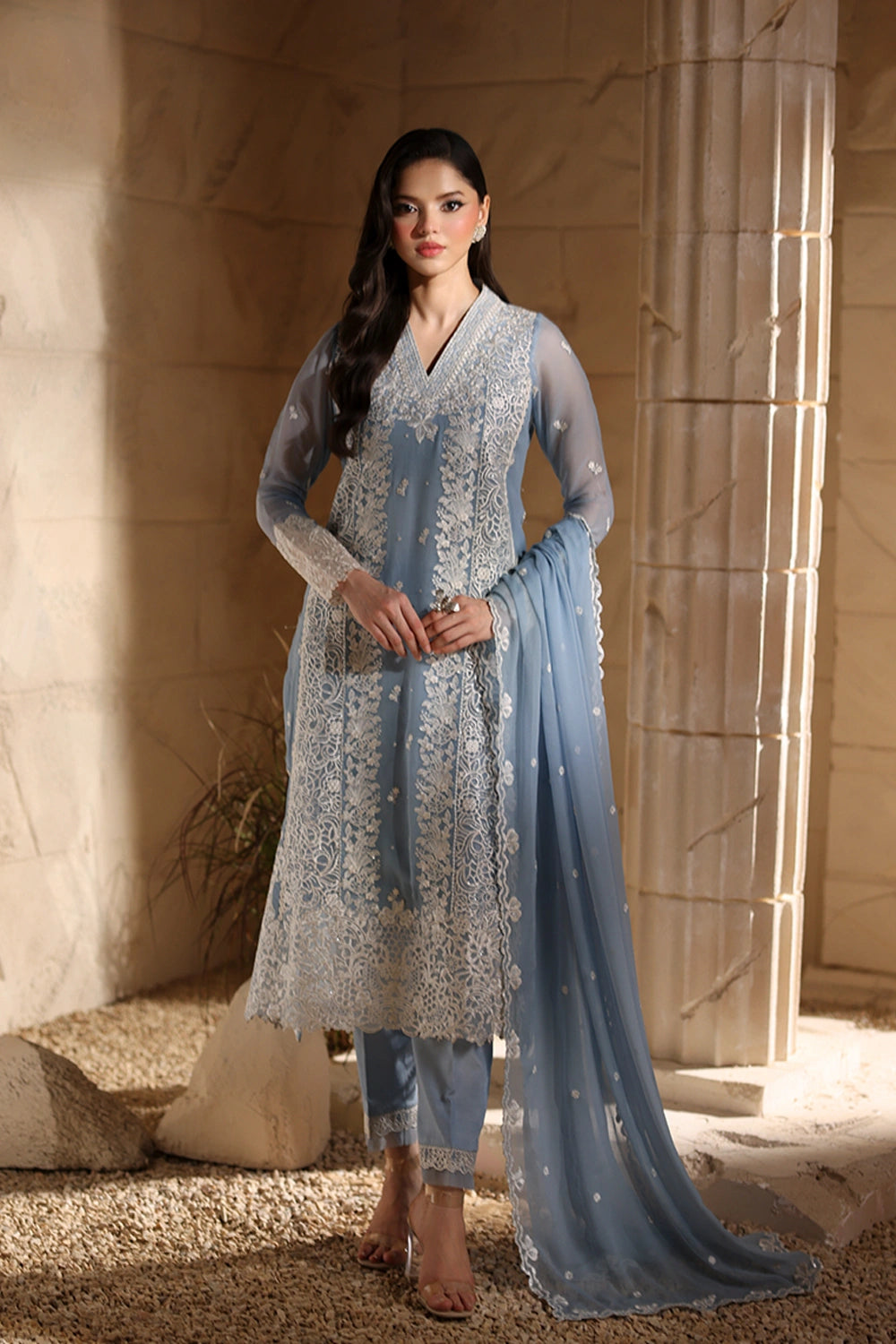 Azure | Luxe Formals | Serenite by Azure - Designer Dress - Type : Ladies Clothes - Available at Saira Sultan - 100% Original 