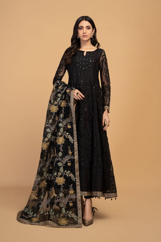 Maria B | Pre Fall 25 | Organza Frock 13 - Pakistani Designer Dress - by Maria B - Type : Ladies Clothes - 100% Original at Saira Sultan
