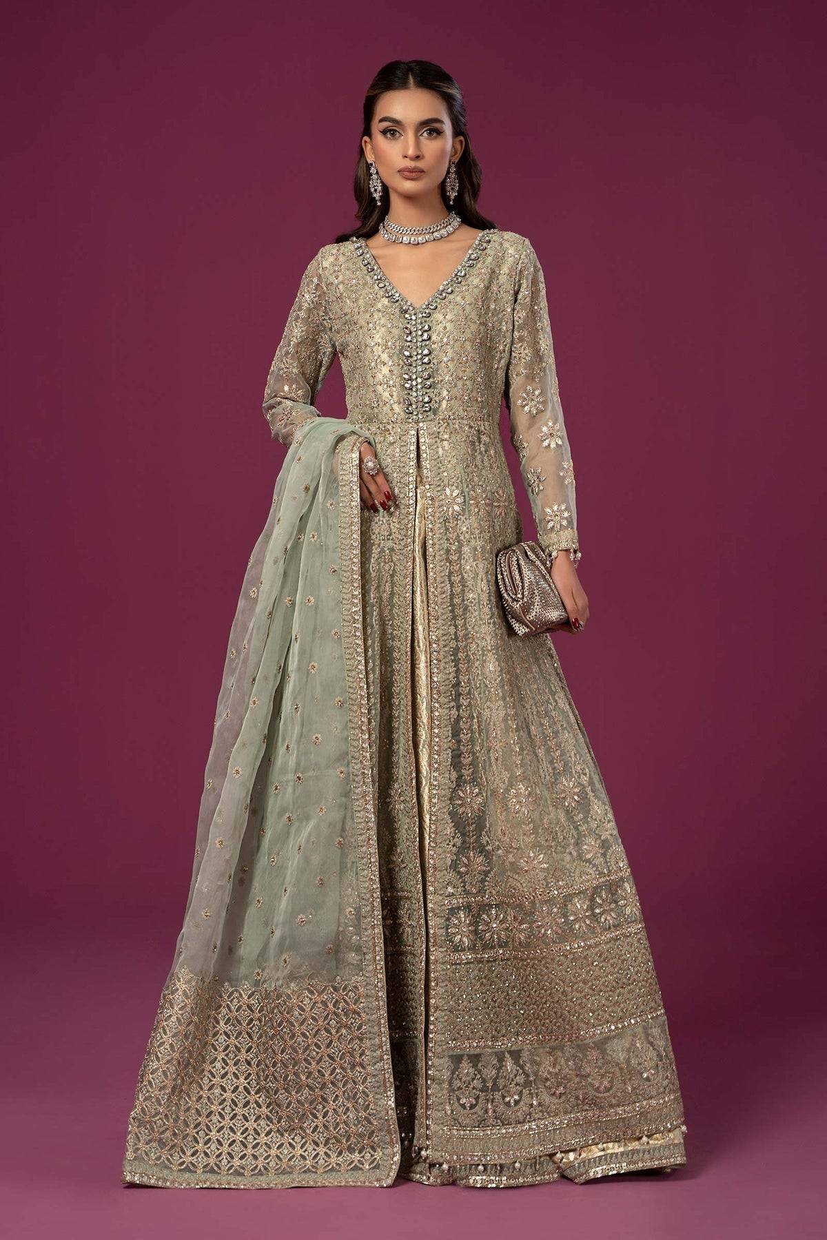 Maria B | Formal Wears | SF-EF24-04 - Pakistani Designer Dress - by Maria B | Type: Formal - 100% Original at Saira Sultan