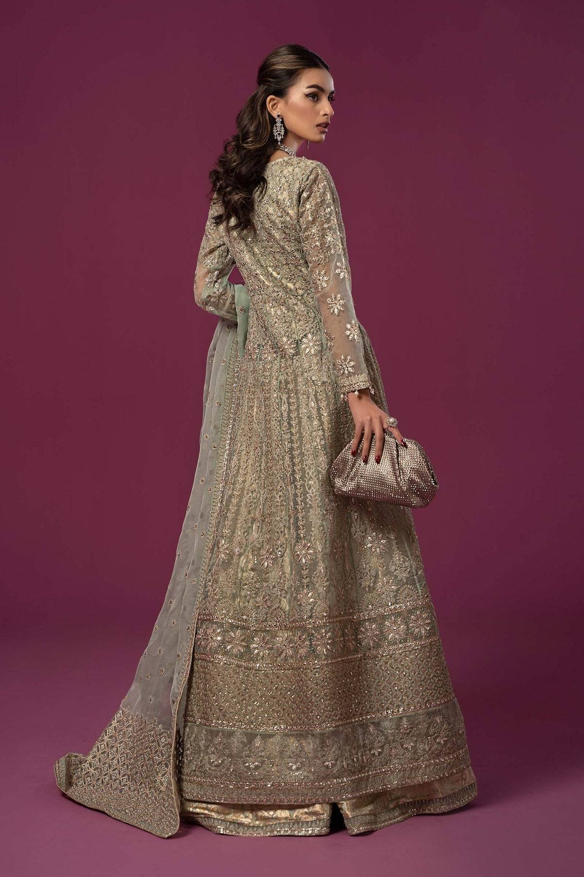 Maria B | Formal Wears | SF-EF24-04 - Pakistani Designer Dress - by Maria B | Type: Formal - 100% Original at Saira Sultan