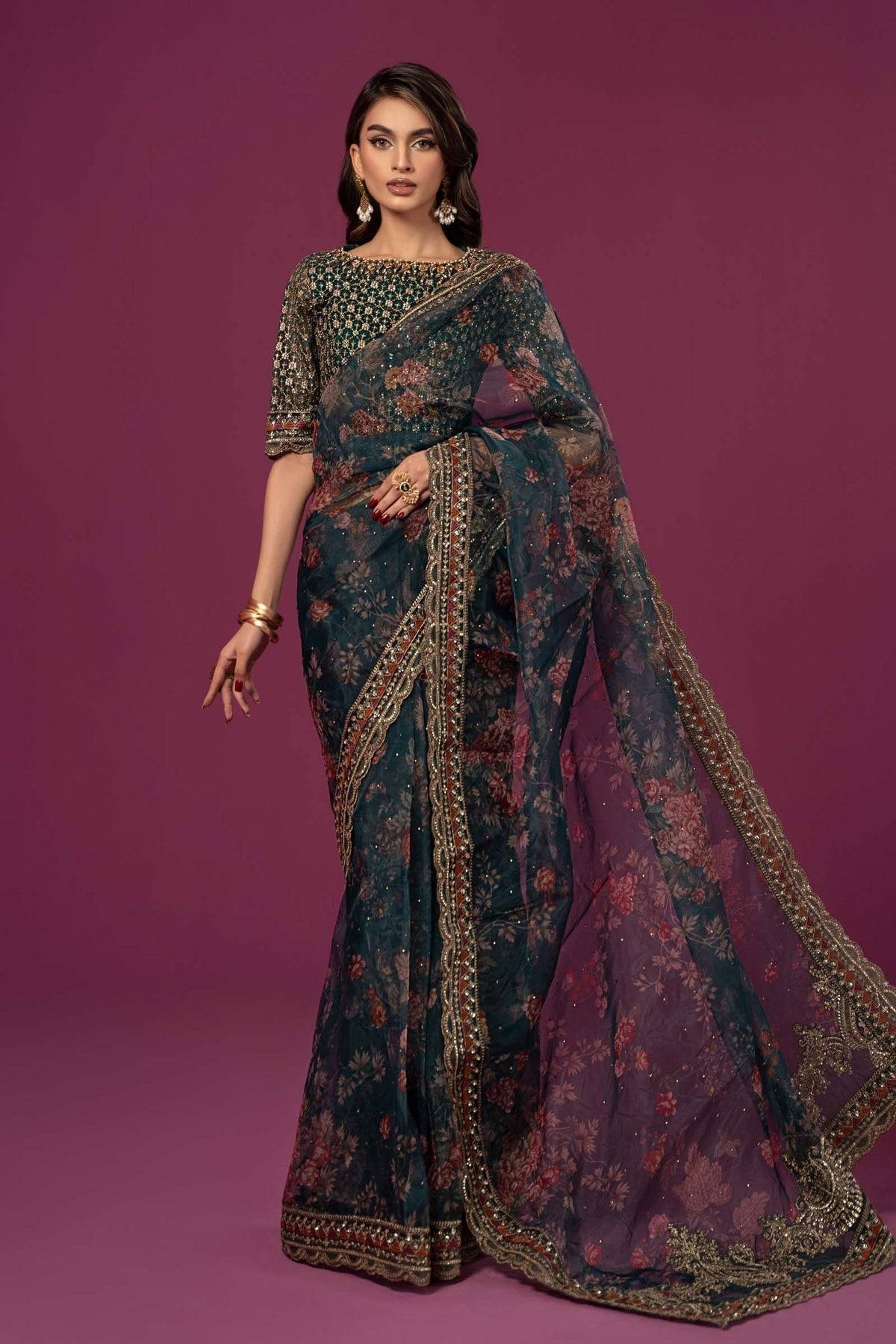 Maria B | Formal Wears | SF-EF24-08S - Pakistani Designer Dress - by Maria B | Type: Formal - 100% Original at Saira Sultan