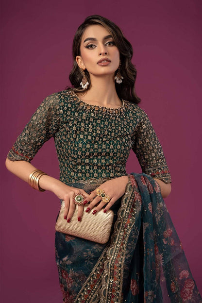 Maria B | Formal Wears | SF-EF24-08S - Pakistani Designer Dress - by Maria B | Type: Formal - 100% Original at Saira Sultan