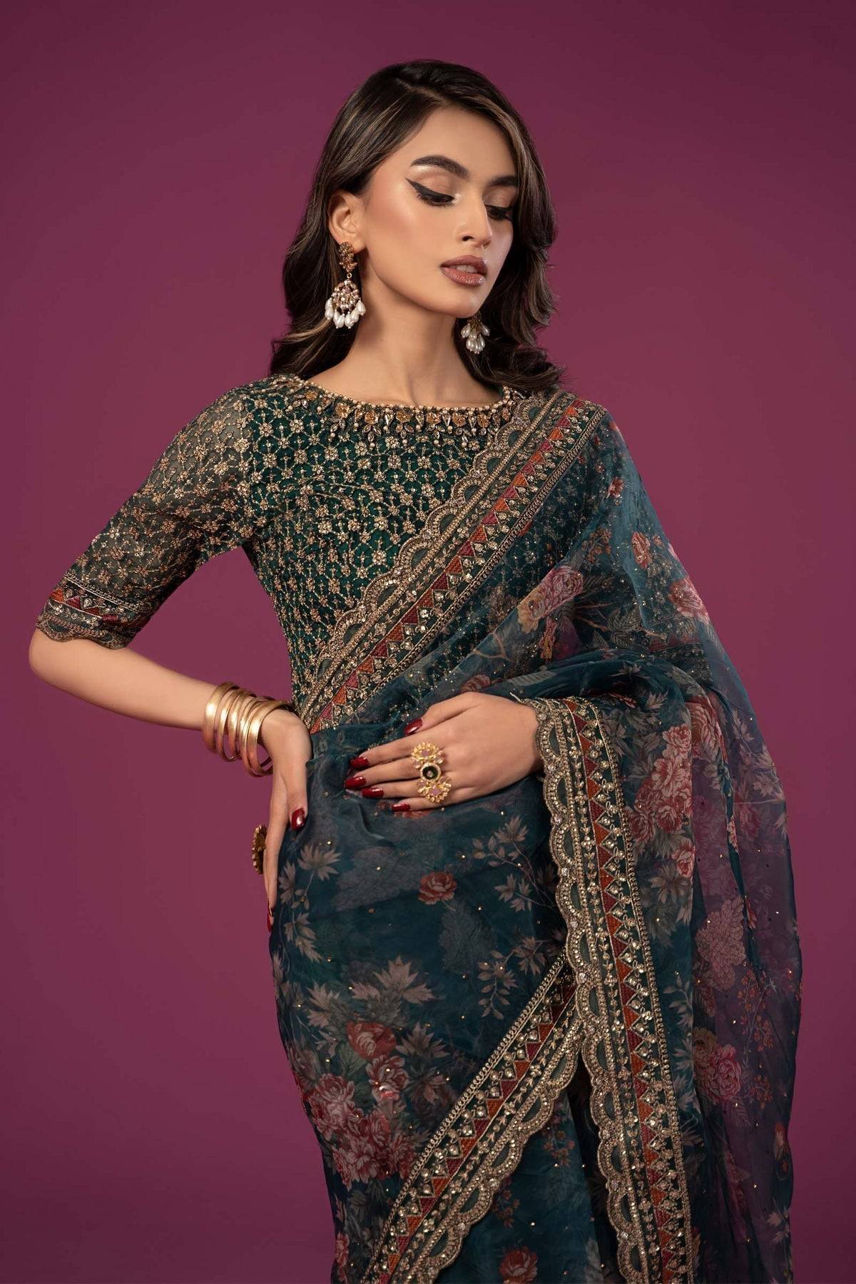 Maria B | Formal Wears | SF-EF24-08S - Pakistani Designer Dress - by Maria B | Type: Formal - 100% Original at Saira Sultan