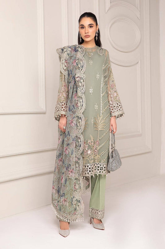 Maria B | Formal Wears | SF-EF24-12 - Pakistani Designer Dress - by Maria B | Type: Formal - 100% Original at Saira Sultan