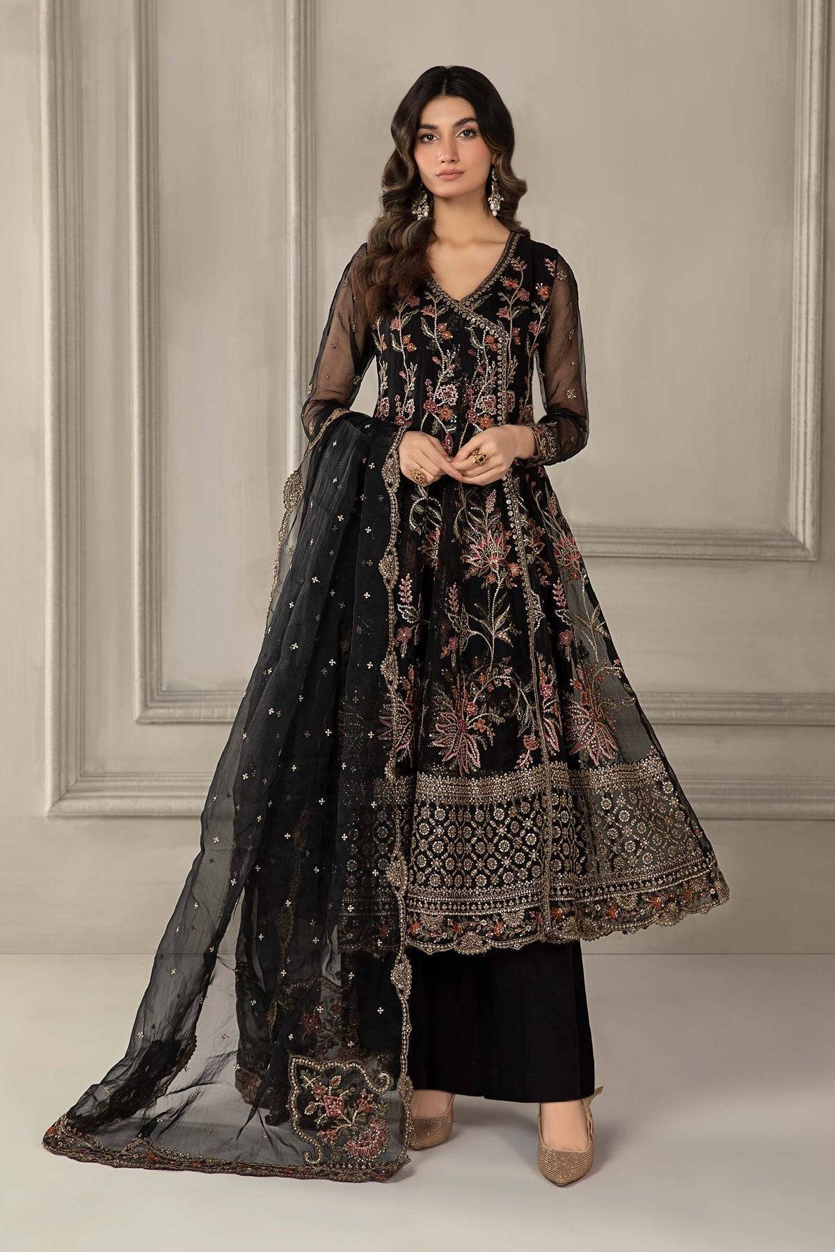 Maria B | Formal Wears | SF-EF24-19 - Pakistani Designer Dress - by Maria B | Type: Formal - 100% Original at Saira Sultan