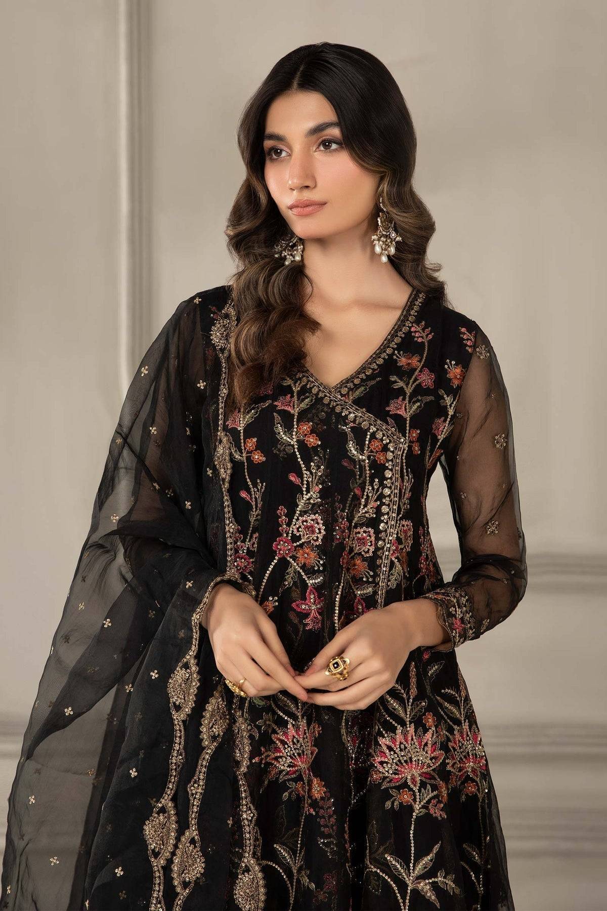 Maria B | Formal Wears | SF-EF24-19 - Pakistani Designer Dress - by Maria B | Type: Formal - 100% Original at Saira Sultan