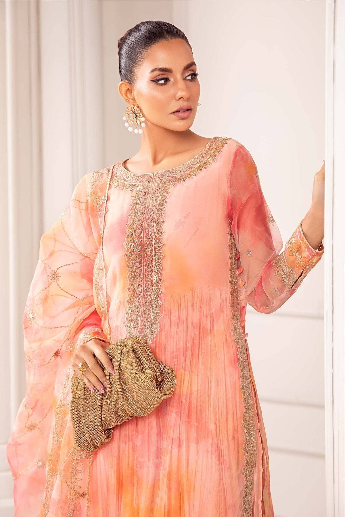 Maria B | Formal Wears | SF-EF24-20S - Pakistani Designer Dress - by Maria B | Type: Formal - 100% Original at Saira Sultan