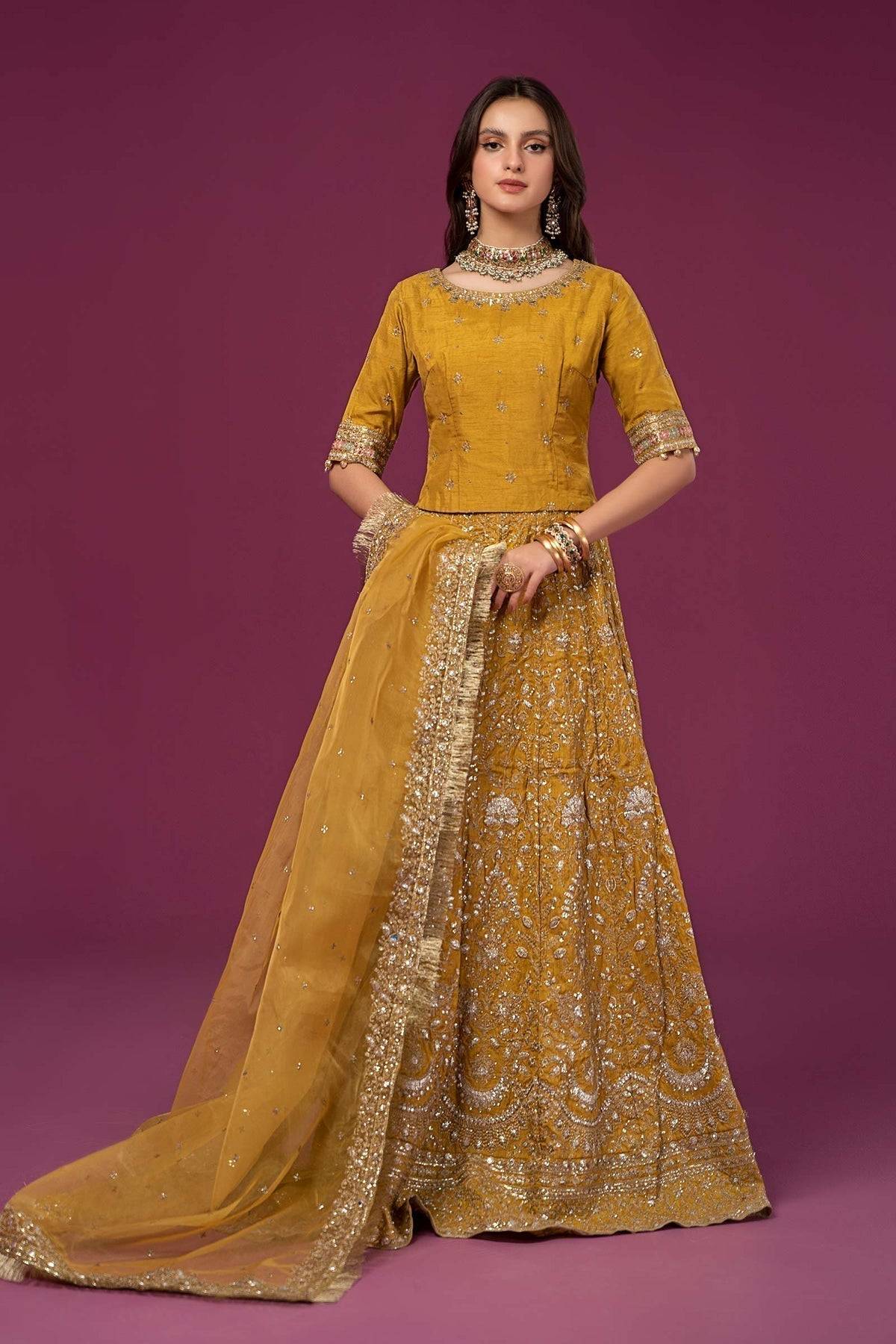 Maria B | Formal Wears | SF-EF24-26 - Pakistani Designer Dress - by Maria B | Type: Formal - 100% Original at Saira Sultan
