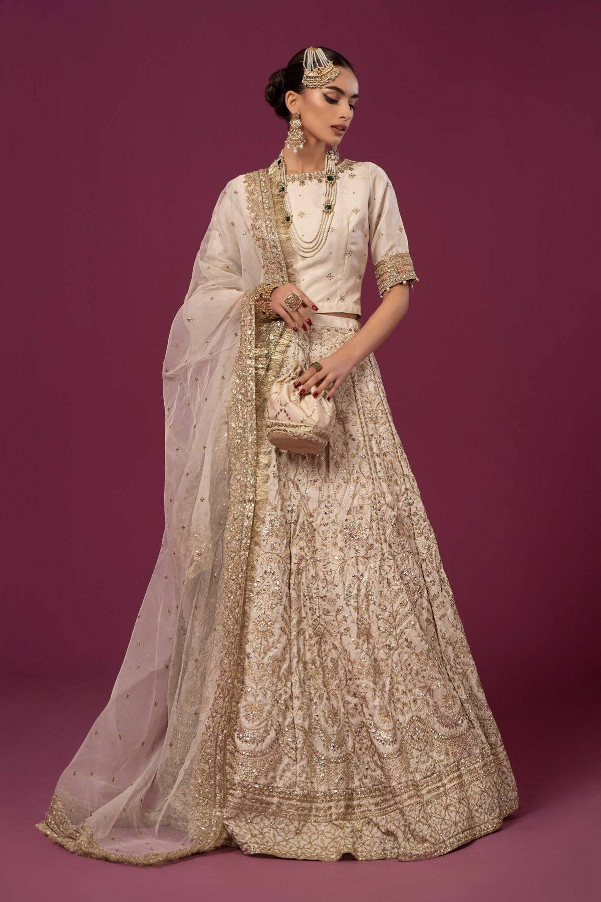 Maria B | Formal Wears | SF-EF24-26 - Pakistani Designer Dress - by Maria B | Type: Formal - 100% Original at Saira Sultan