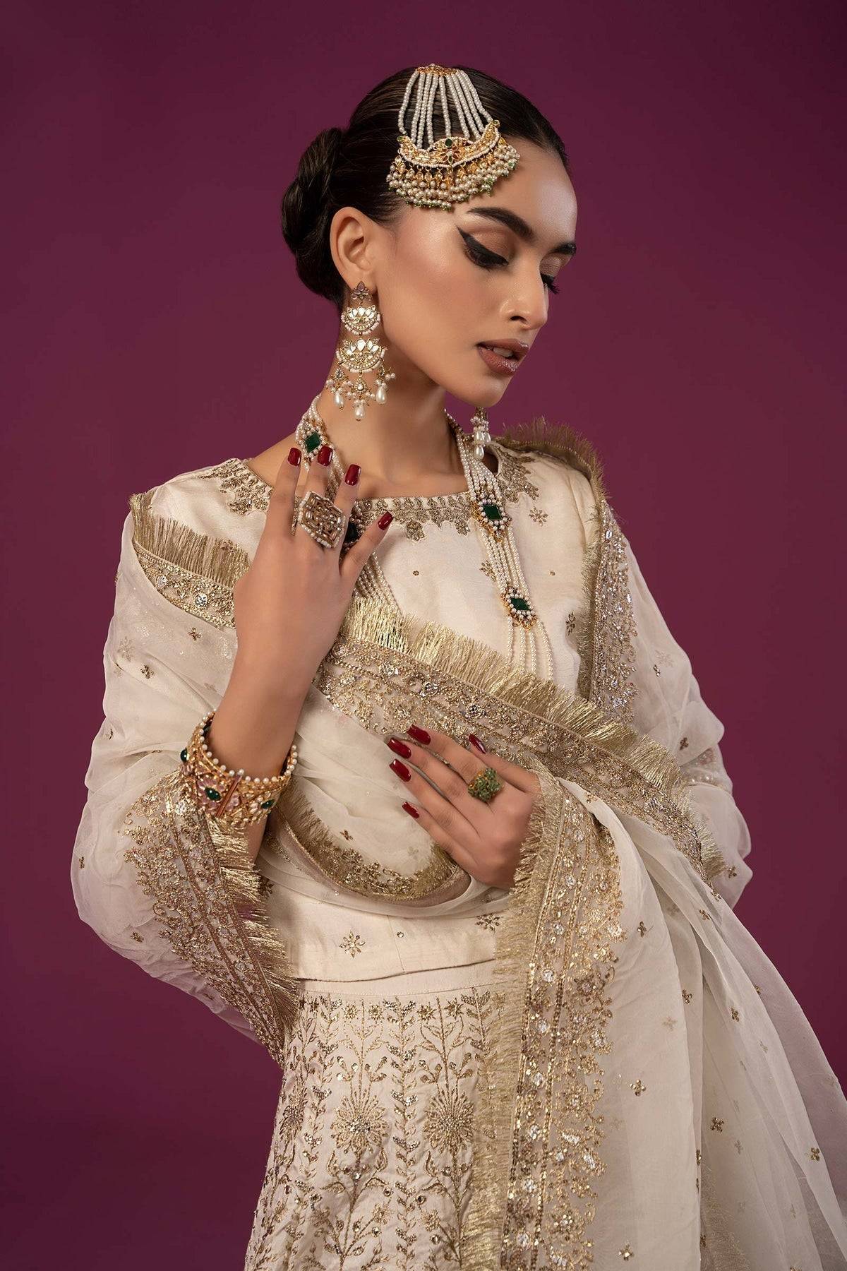 Maria B | Formal Wears | SF-EF24-26 - Pakistani Designer Dress - by Maria B | Type: Formal - 100% Original at Saira Sultan