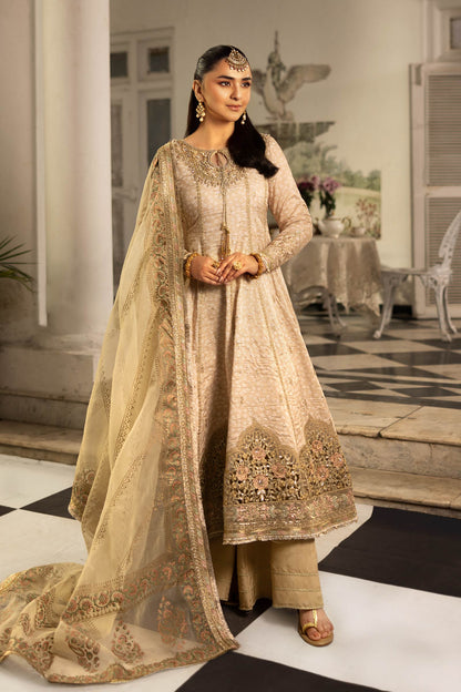 Maria B | Formal Wears | SF-EF25-32 XS Beige Raw Silk