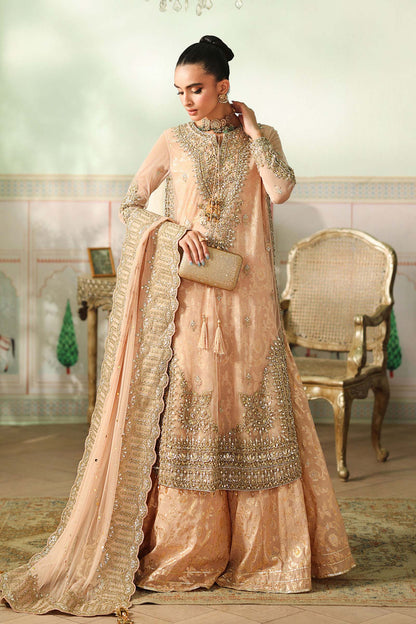 Maria B | Pre Fall Dresses | 3 Piece Embroidered Net Suit EE - Pakistani Designer Dress - by Maria B - Type : Ladies Clothes - 100% Original at Saira Sultan