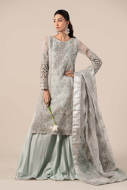 Maria B | Formal Wears | SF-EF25-24 XS Light Blue Organza
