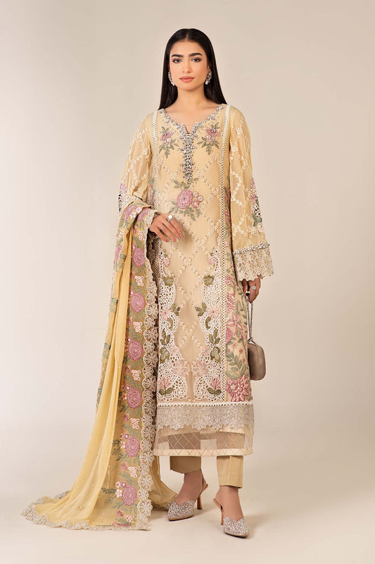Maria B | Formal Wears | SF-EF25-41 - Pakistani Designer Dress - by Maria B - Type : Ladies Clothes - 100% Original at Saira Sultan