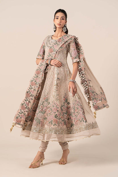 Maria B | Formal Wears | SF-EF25-42 XL Gray Organza