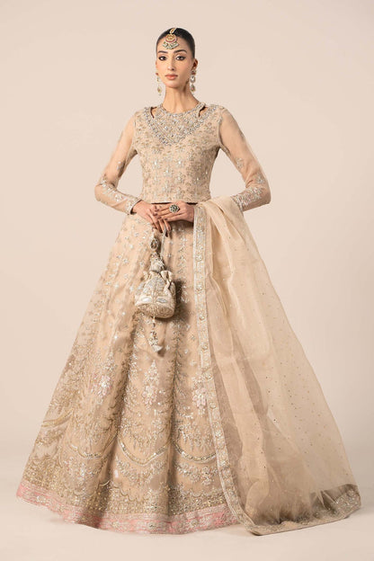 Maria B | Formal Wears | SF-EF25-55 XS Beige Organza