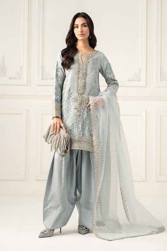 Maria B | Formal Wears | SF-EF25-62 - Pakistani Designer Dress - by Maria B - Type : Ladies Clothes - 100% Original at Saira Sultan