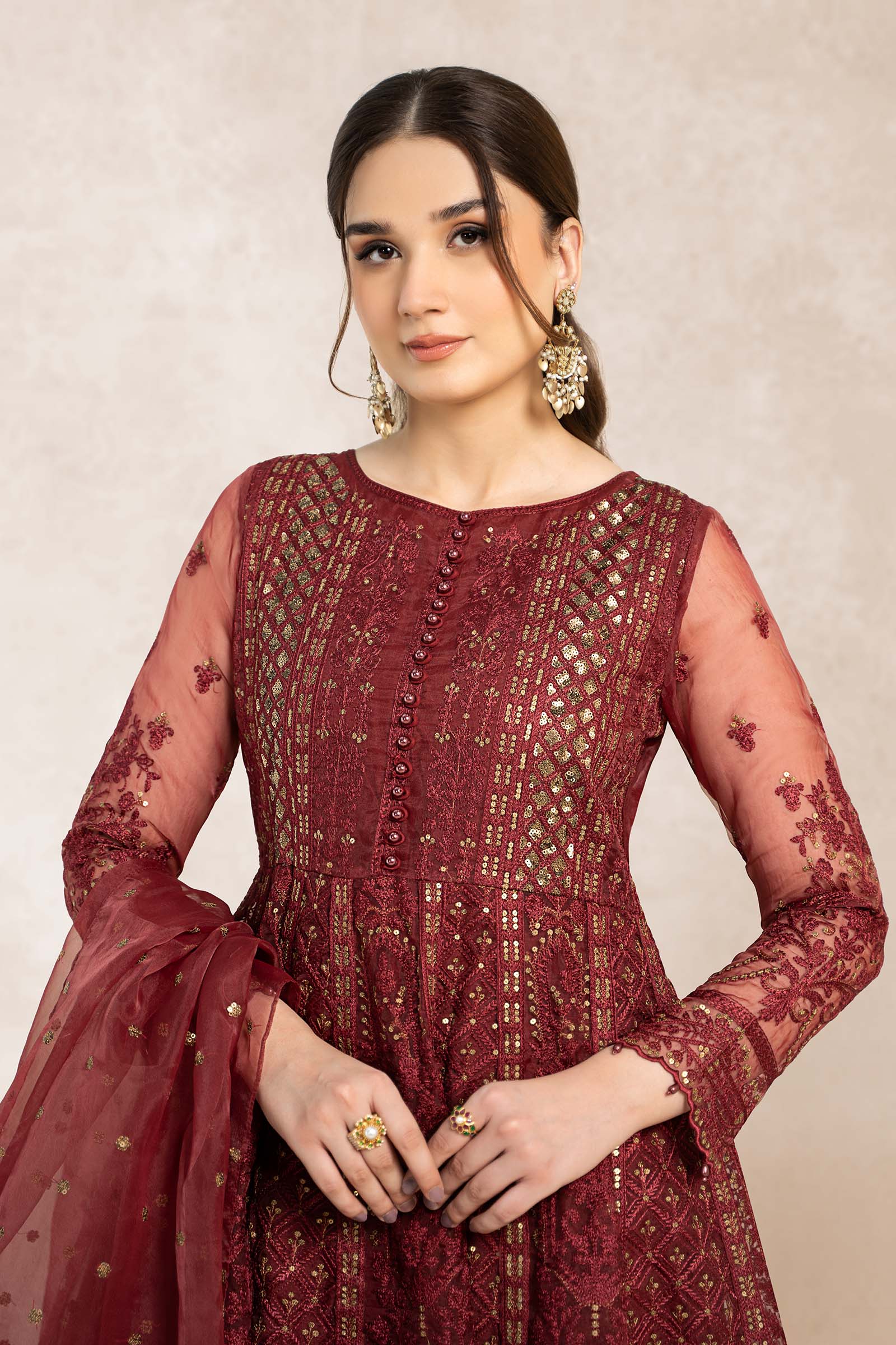 Maira B | Ready to Wear | SF-EF22-01R1 S Maroon