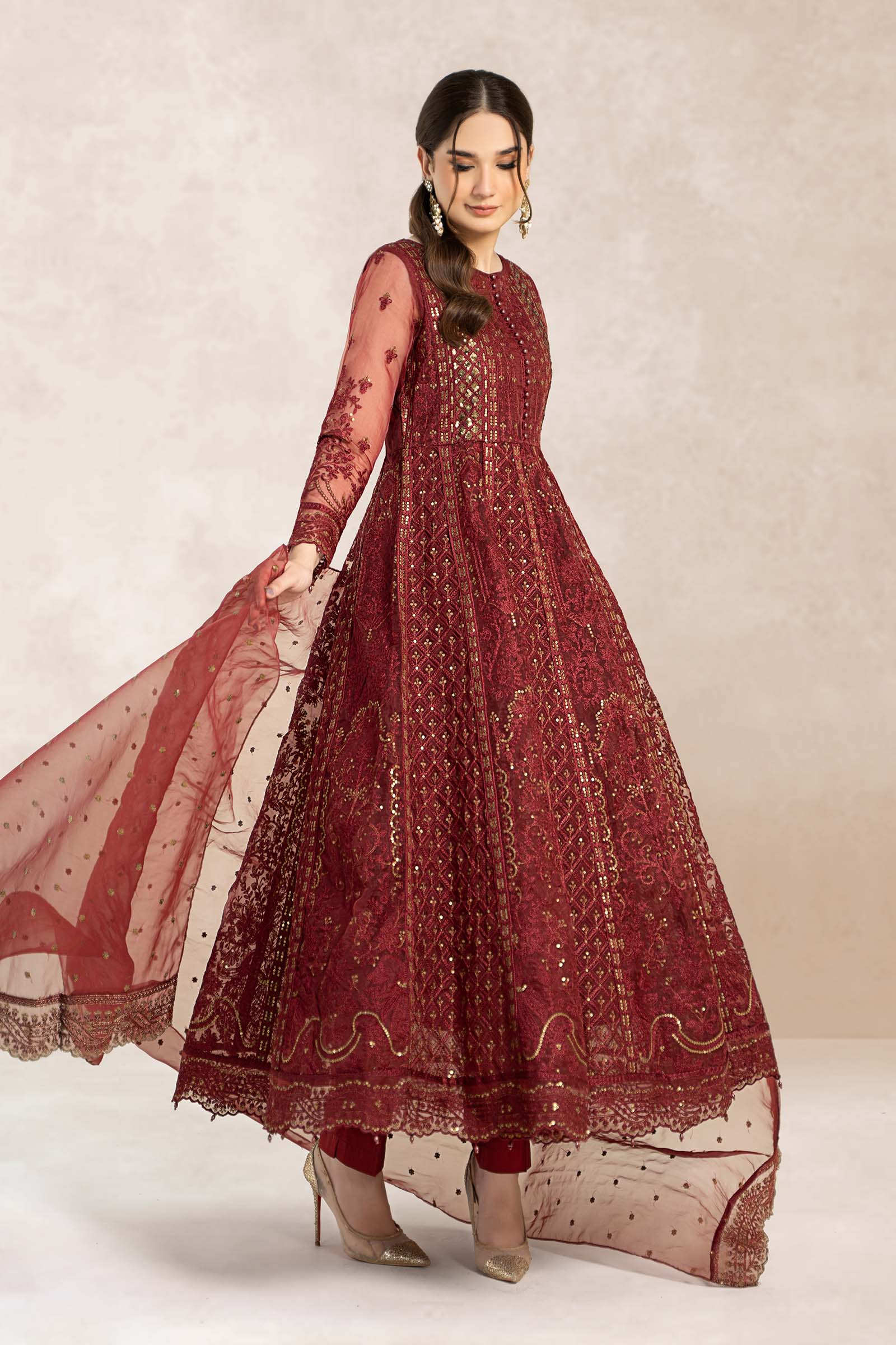 Maira B | Ready to Wear | SF-EF22-01R1 L Maroon
