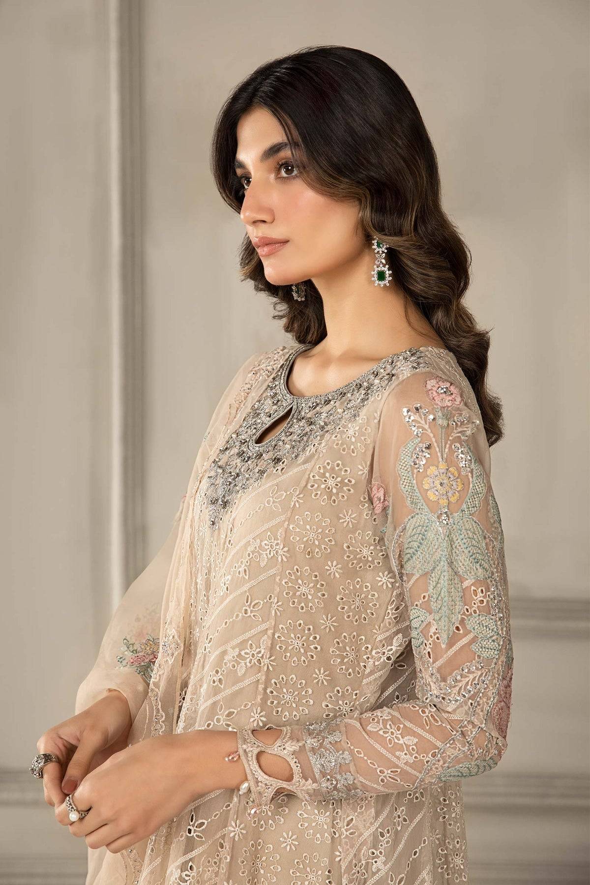 Maria B | Formal Wears | SF-EF24-03 - Pakistani Designer Dress - by Maria B | Type: Formal - 100% Original at Saira Sultan