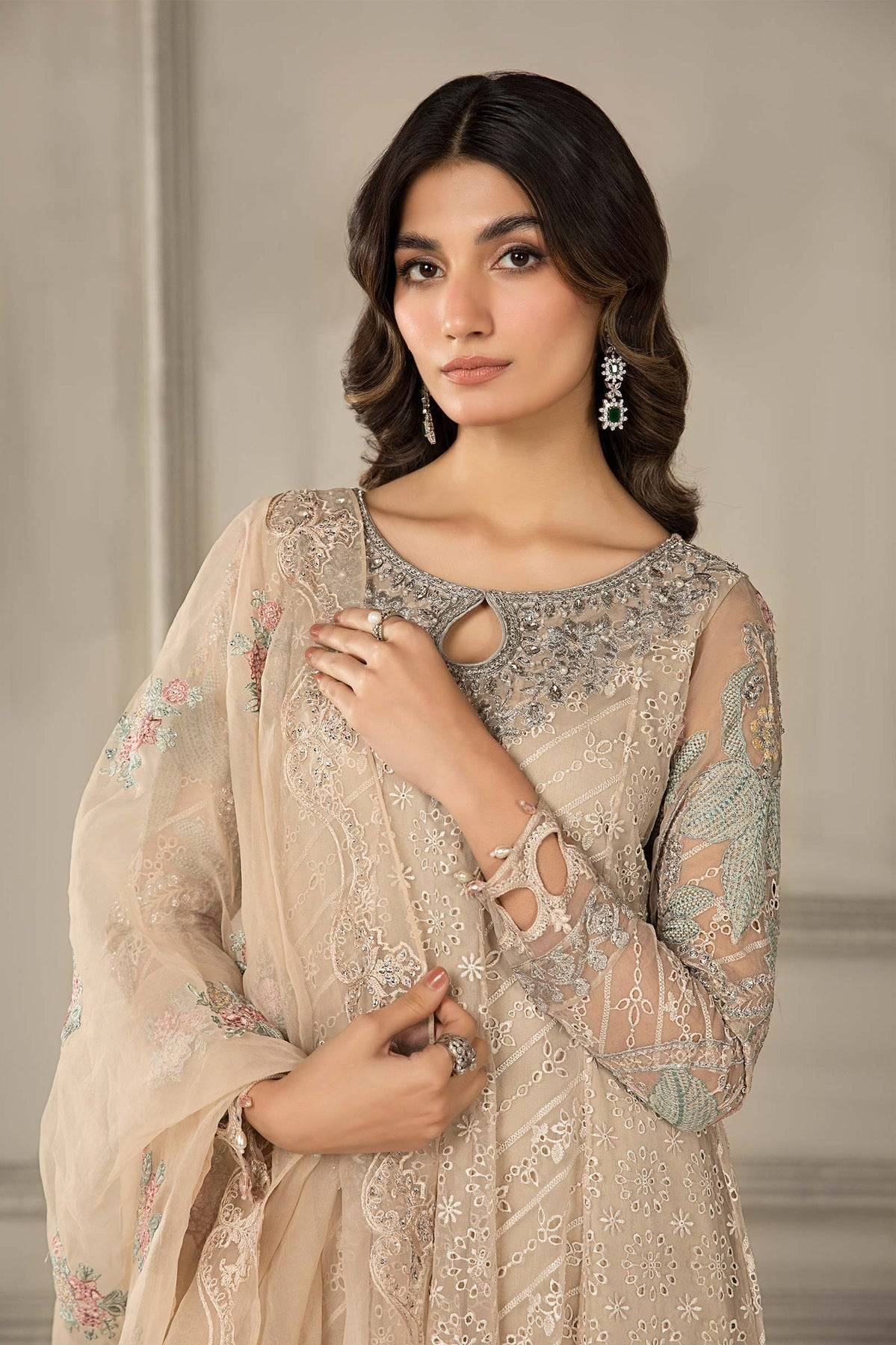 Maria B | Formal Wears | SF-EF24-03 - Pakistani Designer Dress - by Maria B | Type: Formal - 100% Original at Saira Sultan