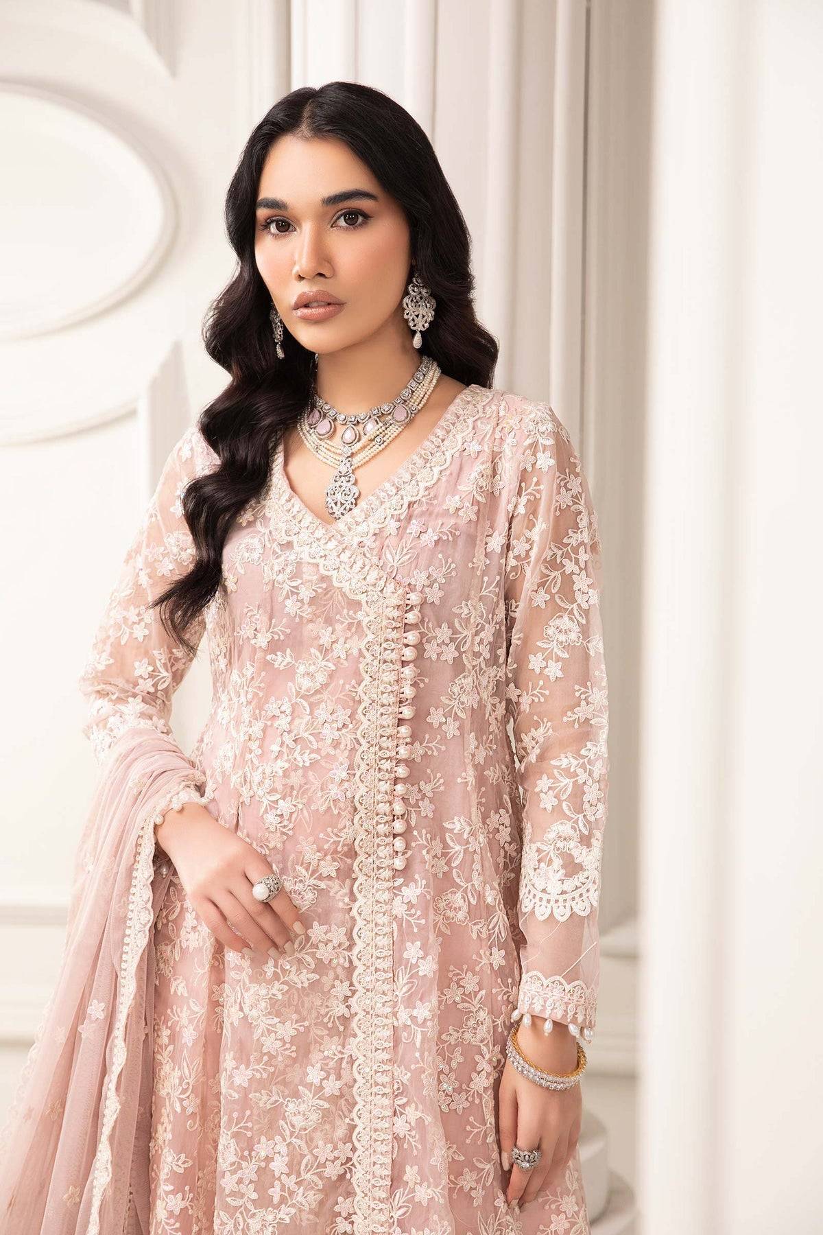 Maria B | Formal Wears | SF-EF24-09 - Pakistani Designer Dress - by Maria B | Type: Formal - 100% Original at Saira Sultan