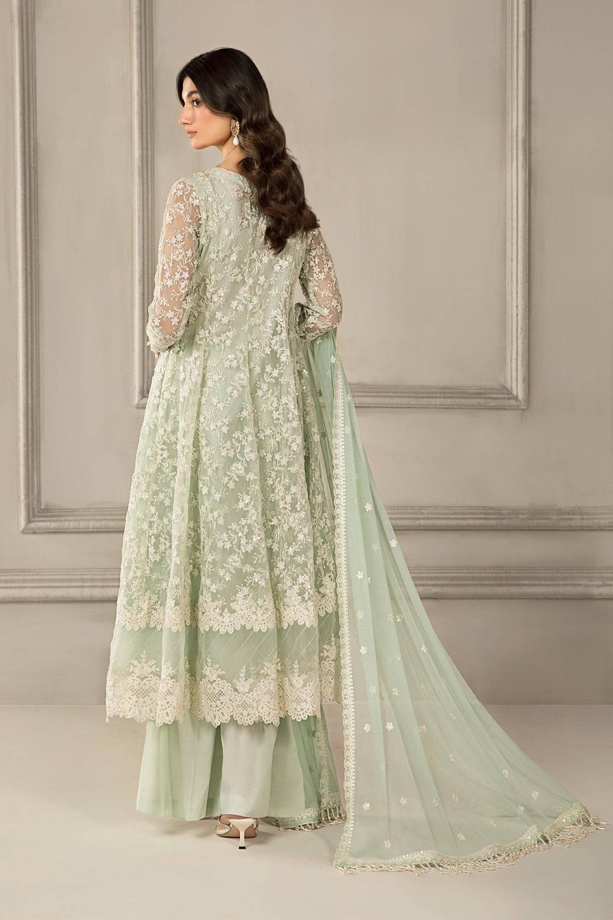Maria B | Formal Wears | SF-EF24-09 - Pakistani Designer Dress - by Maria B | Type: Formal - 100% Original at Saira Sultan
