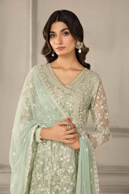 Maria B | Formal Wears | SF-EF24-09 - Pakistani Designer Dress - by Maria B | Type: Formal - 100% Original at Saira Sultan