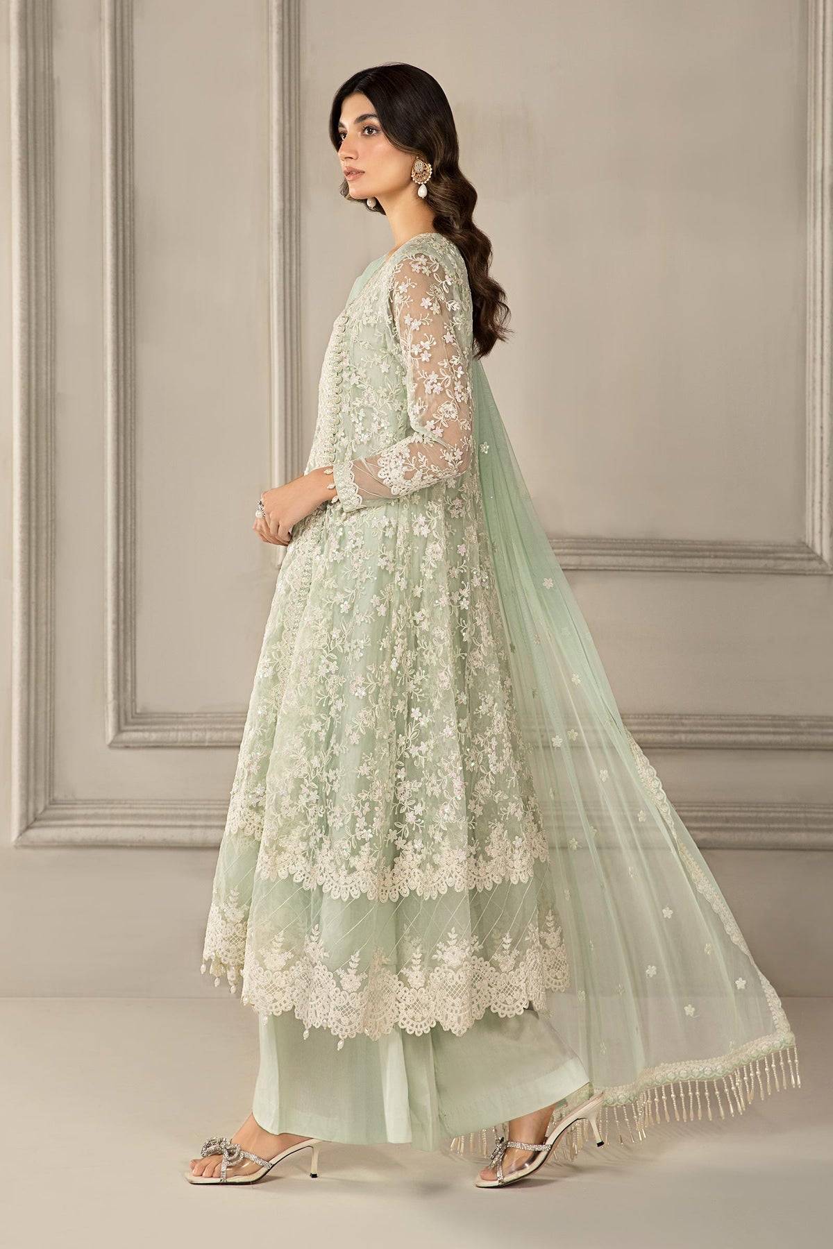 Maria B | Formal Wears | SF-EF24-09 - Pakistani Designer Dress - by Maria B | Type: Formal - 100% Original at Saira Sultan